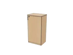 kantoorkast,HxBxD 1155x600x445mm,NE-esdoorn