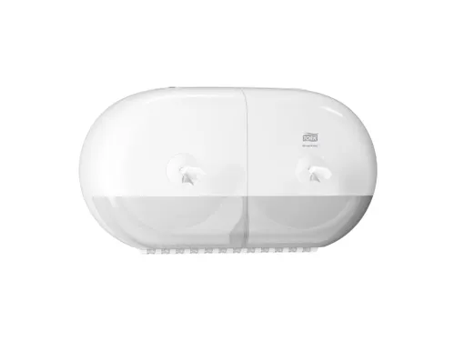 Tork 682000 T9 SmartOne Twin Mini Toiletpapier Dispenser Elevation Wit