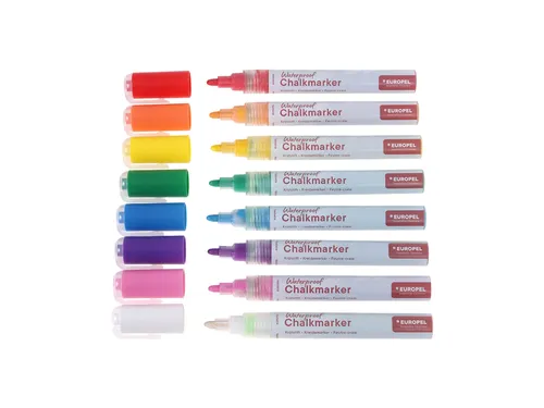 Krijtstift Europel watervast 1-6mm assorti 8 stuks