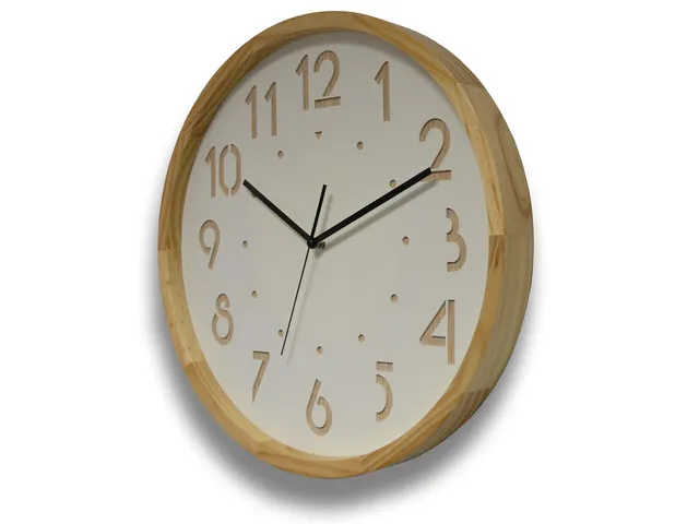 #*Wandklok CEP Orium Oslo 41cmhout