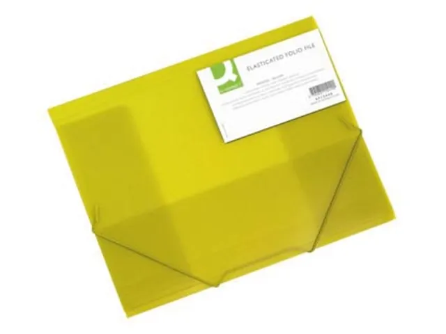 Elastomap A4 Mat Met Drie kleppen PP 400 Micron Geel