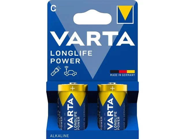 Batterij Varta Longlife Power 2x C