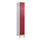Z-garderobekast,HxBxD 1950x300x500mm,vak B 150/300mm,cil.-slot,voeten