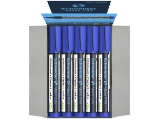 Boardmarker Schneider Maxx 293 beitelpunt 2-5 mm blauw - 6