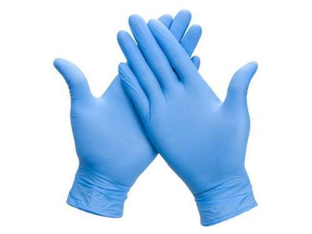 Nitril Handschoenen Blauw Poedervrij Maat XL EN 374 EN 455 | WerkhandschoenOnline.nl