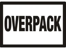 Etiket OVERPACK 1000 etiketten Rol 105x74mm