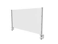 Scheidingswandsysteem ORGADESK met Klemvoet LINKS en RECHTS 70x1600x60