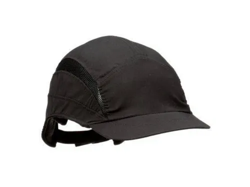 3M First Base 3 Classic stootpet met korte klep, zwart, per stuk