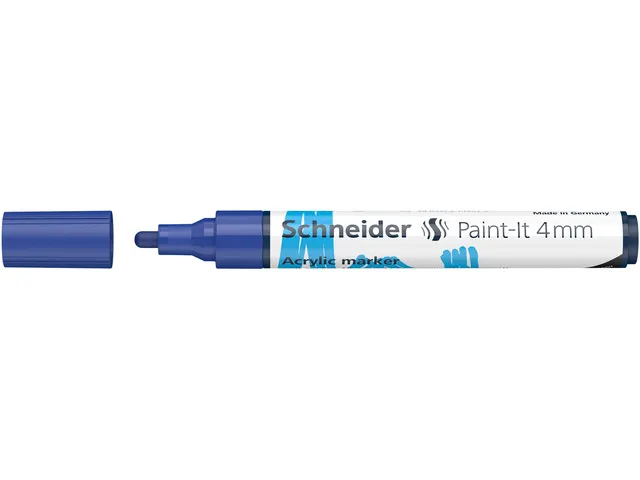 Acrylmarker Schneider Paint-It 320 4mm blauw