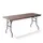 klaptafel,HxBxD 760x760x2200mm,rechthoekig,4voeten zwart