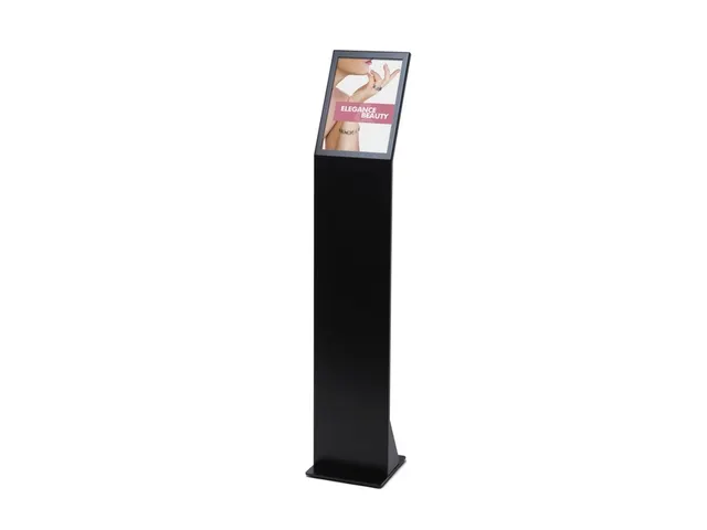 Office Magnetische Menustandaard met Acryl Vak A4 Zwart