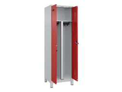 PBM-locker,HxBxD 1950x600x500mm,2vak,vak B 300mm,draaigrendel