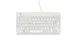 Compact Break ergonomisch toetsenbord Azerty BE Wit bedraad