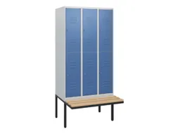 Dubbeldekse dekenkist,HxBxD 1950x900x815mm,3x2vak.,vak B 300mm