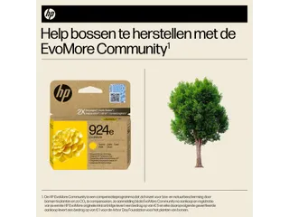 Inktcartridge HP 4K0U9NE 924E Evomore geel - 9