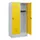 schoollocker,HxBxD 1630x800x500mm,2vak,vak B 400mm,draaigrendel,sokkel