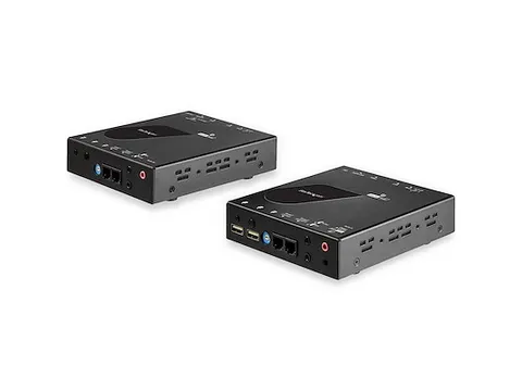 HDMI KVM Extender over IP, 4K 30Hz HDMI 2.0 & USB over IP LAN of CAT5e