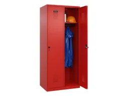locker,HxBxD 1850x800x500mm,2vak,vak B 400mm,draaigrendel