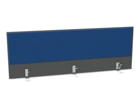 panneau de rehausse p. table de bureau MS-gris foncé BN6016-bleu