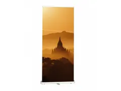 Roll-Banner Triangle 85x220cm 1 Voet Zilver