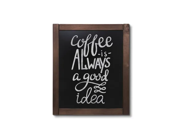 Natura Krijtbord Classic Wand Donkerbruin 50x60cm