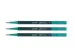 Gelschrijvervulling Online Magixx medium turquoise blister à 3 stuks