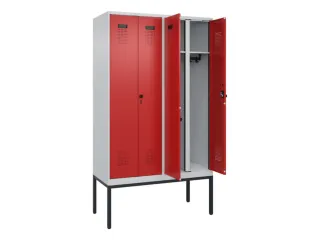 locker voor scheiding van kleding,HxBxD 2120x1200x500mm,4vak - 1