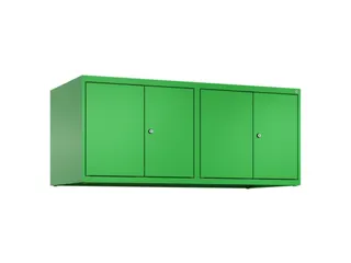 opzetkast,v. locker voor scheiding van kleding,4vak.,vak B 300mm - 2