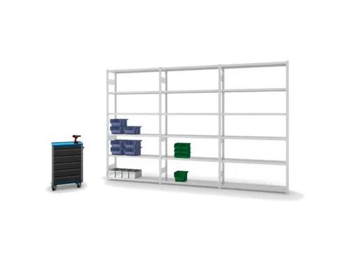 systeemstelling,grondveld,HxBxD 2500x1360x335mm,vakl. 300kg