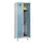locker,HxBxD 1950x600x500mm,2vak,vak B 300mm,cil.-slot,voeten