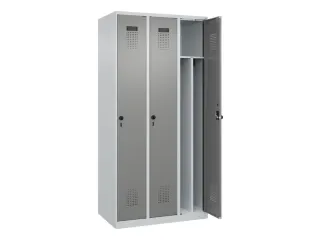 locker voor scheiding van kleding,HxBxD 1850x900x500mm,3vak - 1