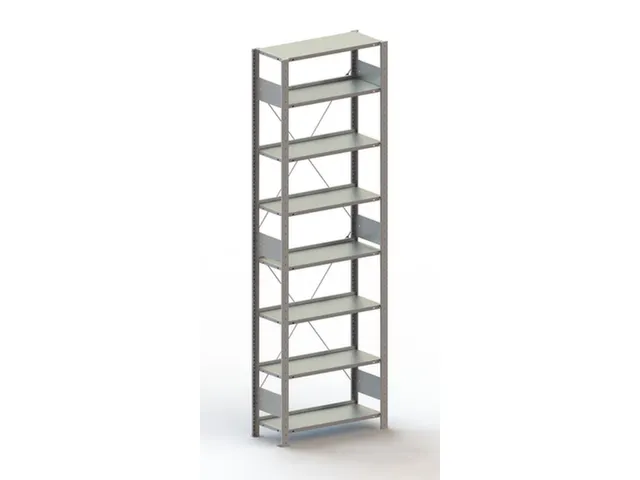 dossierstelling,grondveld,HxBxD 2500x806x336mm,vaklast 80kg