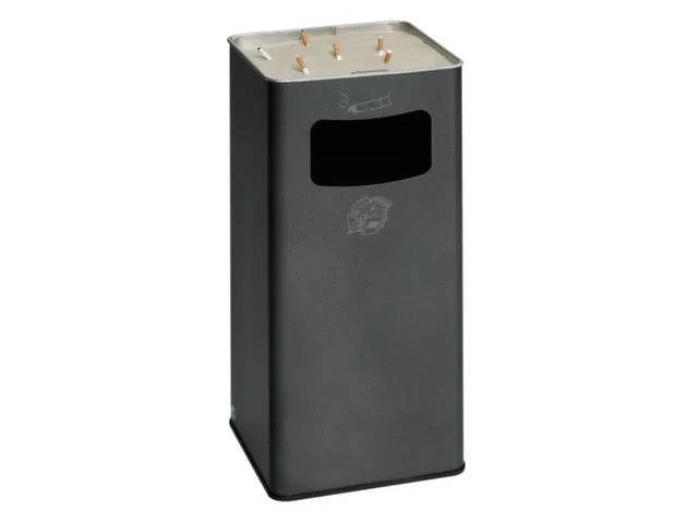 Combi-asbak Hxd 700X320X320Mm Vierkant Antiekzilver