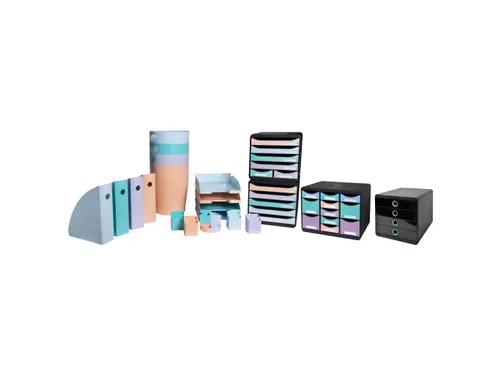 ECOBIN Papiermand 15 L pastel assortiment