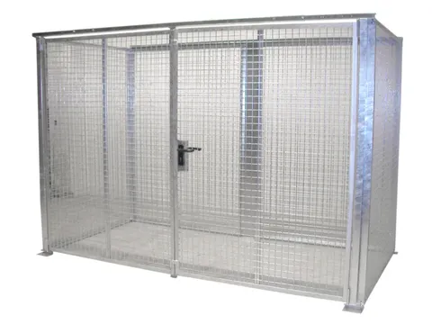 Gasflessendepot Voor 78 Gasflessen 2060x3100x1500mm Staal/draadgaas