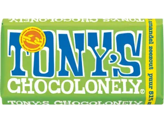 Chocolade Tony's Chocolonely reep 180gr puur amandel zeezout - 2