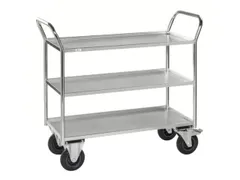 etagewagen,draagverm. 400kg,3etage(s),laadvl. LxB 940x440mm,staaletage