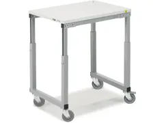 Bijzetwagen Hxbxd 650-900X700X500Mm Ral7045