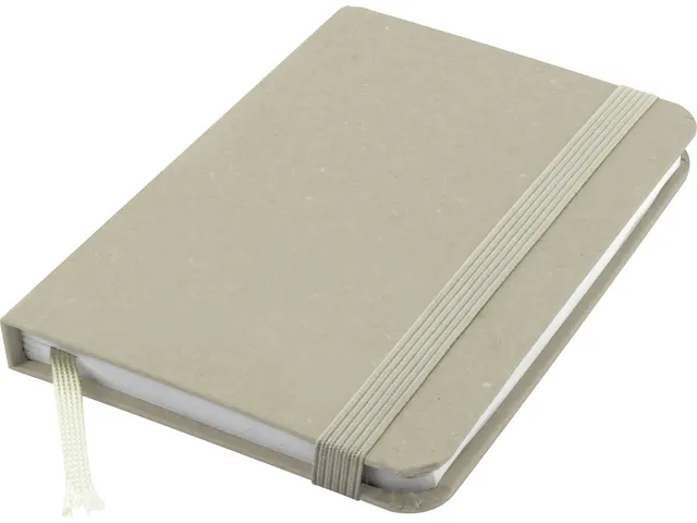 cahier couverture rigide kraft A6 96 feuilles, 70 grammes, ligné e av