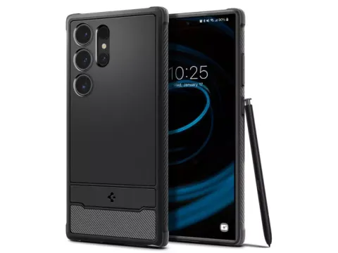Coque Spigen Rugged Armor pour Galaxy S24 Ultra noir