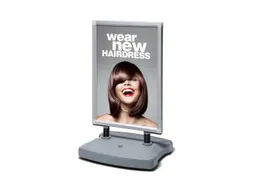 Stoepbord Windtalker City Plastic Voet A1 Zilver