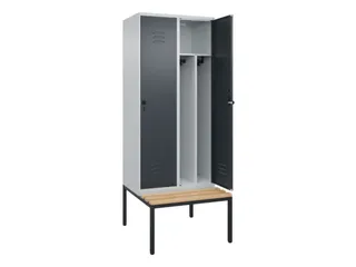 locker voor scheiding van kleding,HxBxD 2120x800x815mm,2vak - 2
