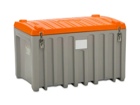 Opbergbox 400L H X B X D 750X 1200X 790Mm Grijs/oranje