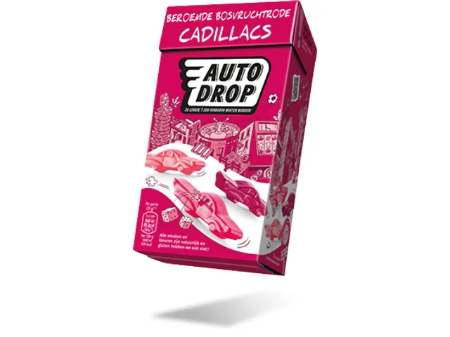 Autdrop Beroemde Bosvrucht Rode Cadillacs pak 280gr