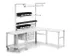 Table de rallonge ESD HxlXP 650-900x1000x500mm montage en coin