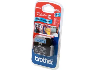 MK531BZ Brother P-touch 12mm blauw-zwart lettertape 8m non-laminated - 1