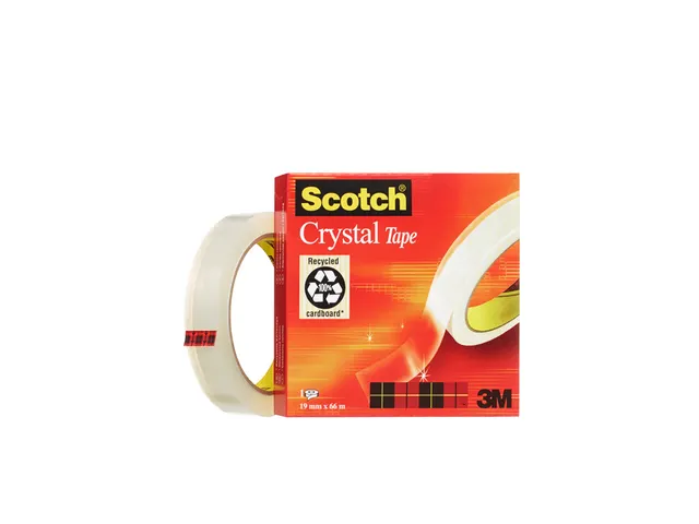 Plakband Scotch 600 19Mmx66M Crystal Clear
