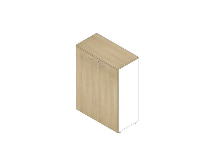 Kantoorkast Romp Wit Front Eiken bxdxh 900x450x1232mm