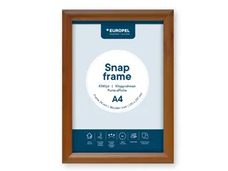 Easy-Click Kliklijst Europel A4 25mm aluminium Houtlook - 1