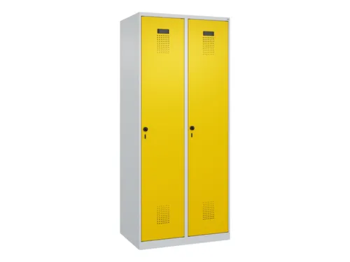 locker,HxBxD 1850x800x500mm,2vak,vak B 400mm,draaigrendel